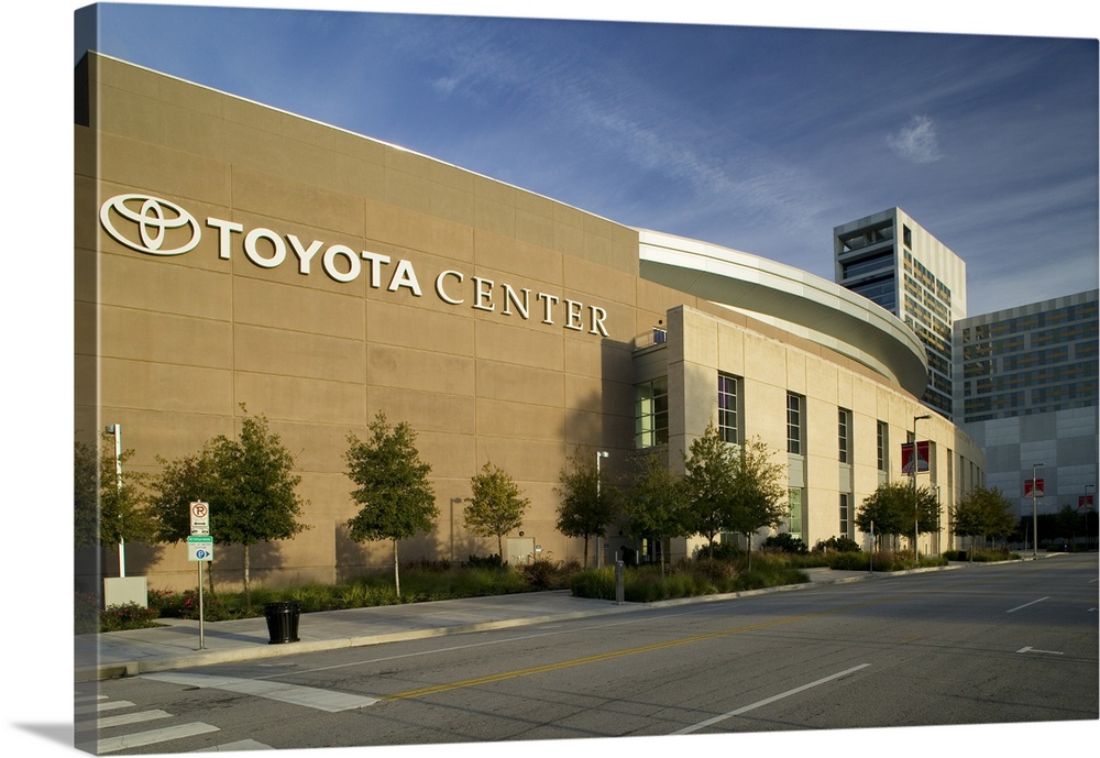 Facade of a sports center, Toyota Center, Houston, Texas