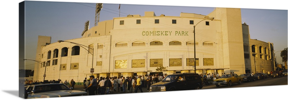 Facade of a stadium, U.S. Cellular Field, Chicago, Cook County, Illinois