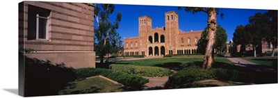 Facade of an educational building, Royce Hall, University of California, City of Los Angeles, California