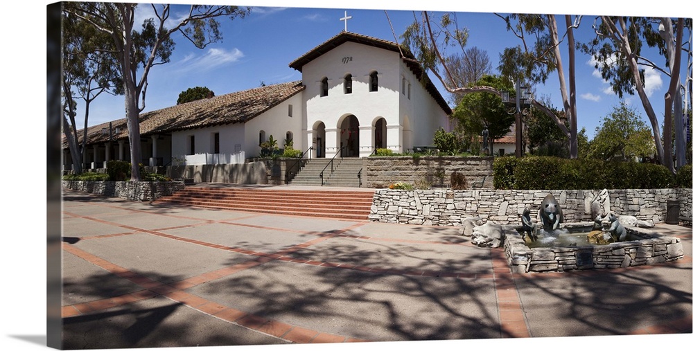 Facade of Mission San Luis Obispo, San Luis Obispo, California