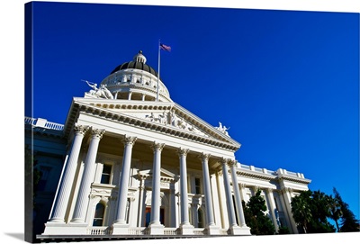 Facade of the California State Capitol, Sacramento, California