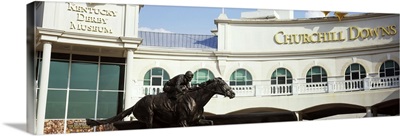 Facade of the Kentucky Derby Museum, Churchill Downs, Louisville, Kentucky