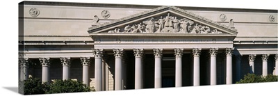 Facade of the National Archives Building, Washington DC