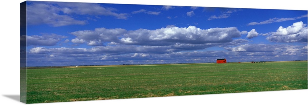 Field and Barn Saskatchewan Canada
