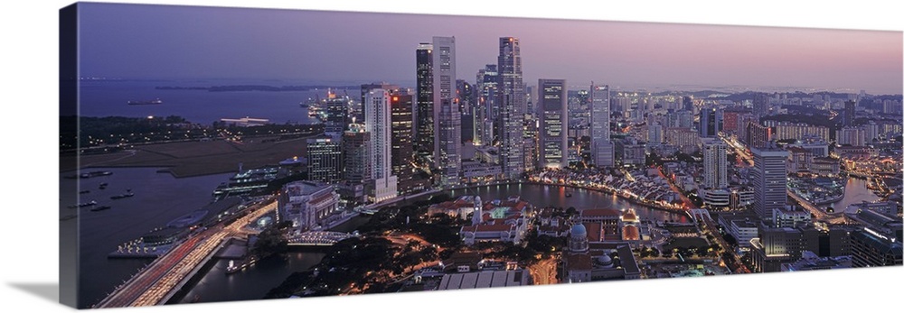 Financial District Skyline Singapore