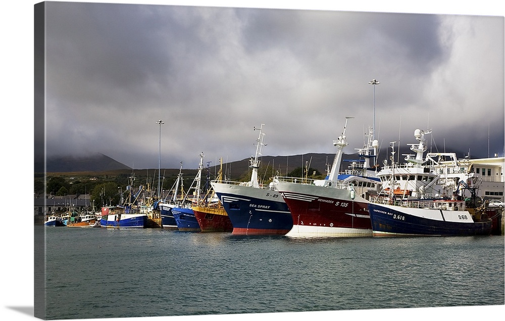 Fishing Boats in the Harbour, Castletownberehaven, Beara Peninsula, County Cork, Ireland