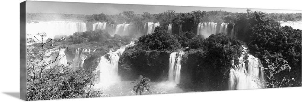 Floodwaters at Iguacu Falls, Brazil