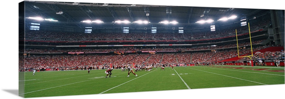 Arizona Cardinals Panoramic Poster - State Farm Stadium Picture