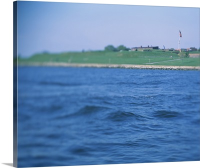 Fort at the waterfront, Fort McHenry, Baltimore, Maryland
