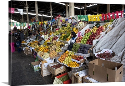 Fruits for sale in Central Market, Cuzco, Cusco Province, Peru