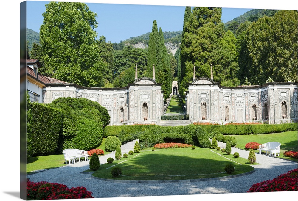 Garden at Villa d'Este hotel, Cernobbio, Lake Como, Lombardy, Italy Wall  Art, Canvas Prints, Framed Prints, Wall Peels