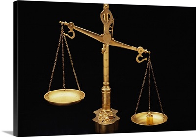 Golden Scales of Justice Out of Balance