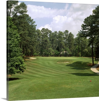 Golf course at Pinehurst Resort, Pinehurst, Moore County, North Carolina