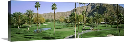Golf course, Eldorado Country Club, Palm Springs, Riverside County, California