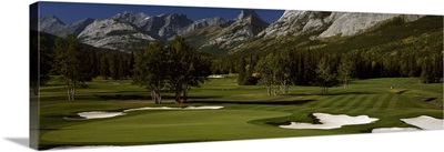 Golf course, Mt Kidd Golf Course, Kananaskis Country Golf Course, Kananaskis Country, Calgary, Alberta, Canada