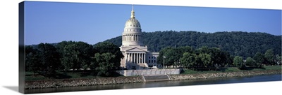 Government building at the riverside West Virginia State Capitol Kanawha River Charleston West Virginia
