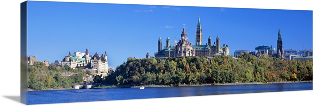 Government building on a hill, Parliament Building, Parliament Hill, Ottawa, Ontario, Canada