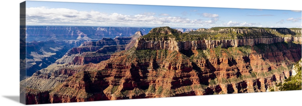 Grand Canyon, taken from the Bright Angel Overlook, North Rim. Grand Canyon National Park, Arizona, USA