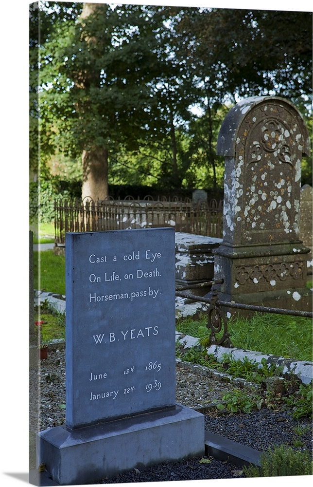Gravestone of William Butler Yeats, Drumcliffe Parish Church, County Sligo, Ireland