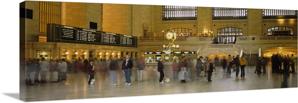 Group of people walking in a station, Grand Central Station, Manhattan, New York City, New York State