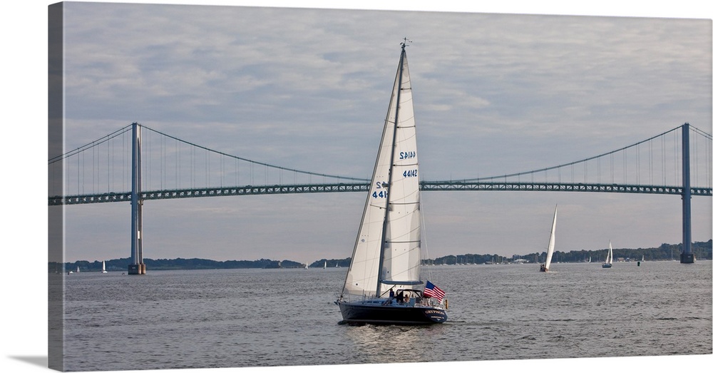 Gryphon Swan 44 yacht sailing in Regatta, Newport, Rhode Island, USA