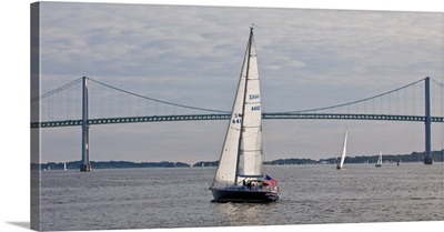Gryphon Swan 44 yacht sailing in Regatta, Newport, Rhode Island