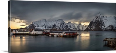 Hamnoy village on Lofoten, Nordland, Norway