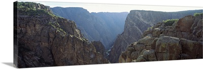 High angle view of a canyon, Black Canyon, Gunnison National Forest, Colorado