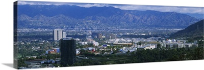 High angle view of a city, Burbank, California