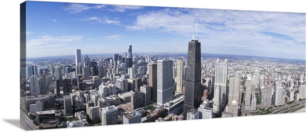High angle view of a city, Sears Tower, Chicago, Illinois
