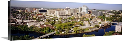 High angle view of a city, Wilmington, Delaware