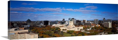 High angle view of a city, Winnipeg, Manitoba, Canada