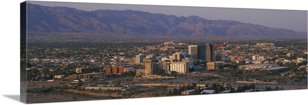 High angle view of a cityscape, Tucson, Arizona