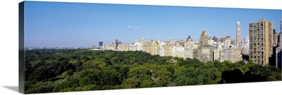 High angle view of a park, Central Park, New York City, New York