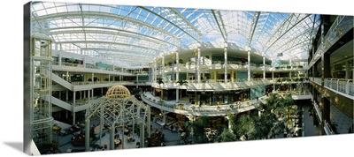 High angle view of a shopping mall, Arlington, Virginia