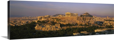 High angle view of buildings in a city, Acropolis, Athens, Greece
