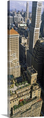 High angle view of buildings in a city, Manhattan, New York City, New York State