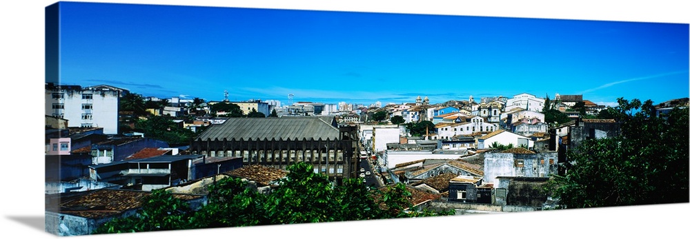 High angle view of buildings in a city, Salvador de Bahia, Brazil