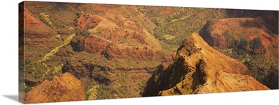 High angle view of canyon, Waimea Canyon, Kauai, Hawaii