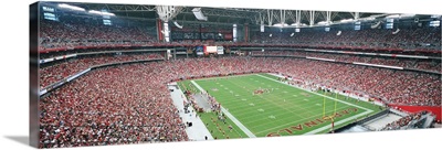 High angle view of spectators in University of Phoenix Stadium, Phoenix, Arizona
