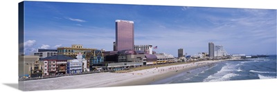 High angle view of the beach, Atlantic City, New Jersey