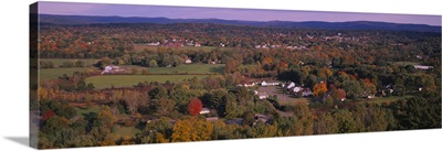 High angle view of trees on a landscape, Greenfield, Massachusetts