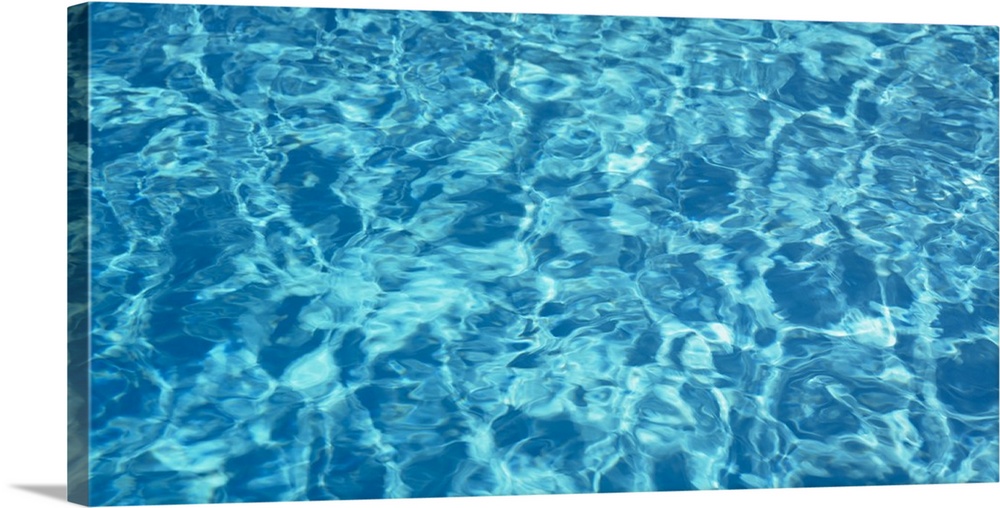 High angle view of water in a swimming pool, Sacramento, California