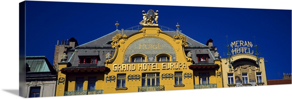 High section view of a hotel, Grand Hotel Europa, Prague, Czech Republic