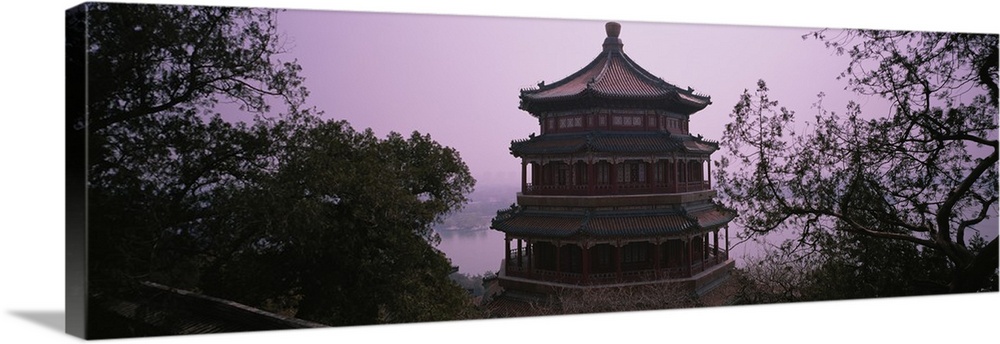 High section view of a palace, Summer Palace, Beijing, China