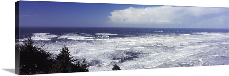 High surf in Pacific Ocean Tillamook County Oregon | Great Big Canvas