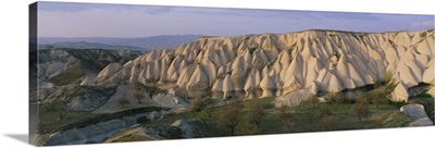 Hills on a landscape, Cappadocia, Turkey