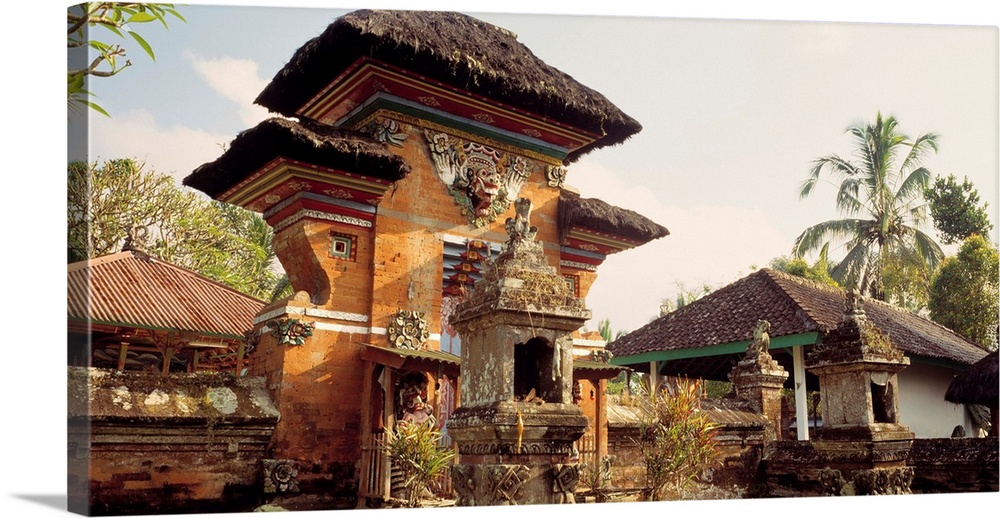 Hindu Temple Balinese Village Indonesia