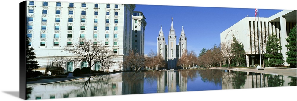 Historic Temple and Square in Salt Lake City, UT home of Mormon Tabernacle Choir