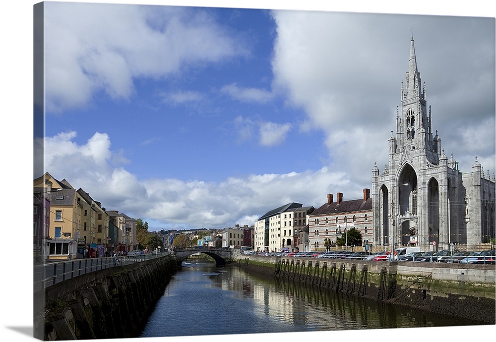 Holy Trinity Church and the River Lee, Cork City, Ireland